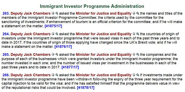 愛(ài)爾蘭議會(huì)頻發(fā)新信號(hào)，愛(ài)爾蘭投資移民審核將愈加嚴(yán)格