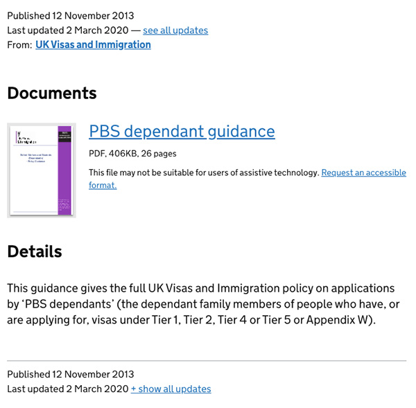 英國海外首席代表配偶移民監要求