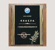 美成達獲廣東省因私出入境移民協會優秀會員單位！